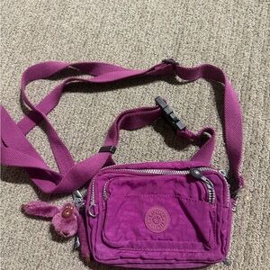 Kipling Purple Fanny Pack